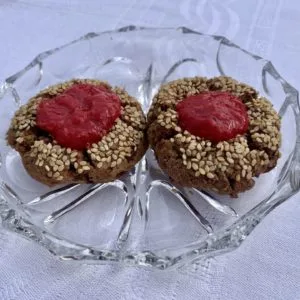 Mandel-Himbeer-Kekse